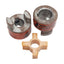 Used LoveJoy L-070 Coupling With NBR Spider, ø14mm to ø0.75in Bore, 35mm OD