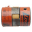 Used LoveJoy L-070 Coupling With NBR Spider, ø14mm to ø0.75in Bore, 35mm OD