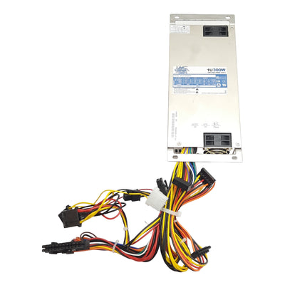 Used Athena Power AP-U1ATX30P8 1U300W Switching Power Supply, 88-264VAC In, 300W Out