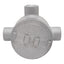Used Appleton GR-EFHC Conduit Outlet Box Type 3 & 4, 3x 1/2in NPT Female, ø86mm ID