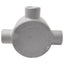 Used Appleton GR-EFHC Conduit Outlet Box Type 3 & 4, 3x 1/2in NPT Female, ø86mm ID