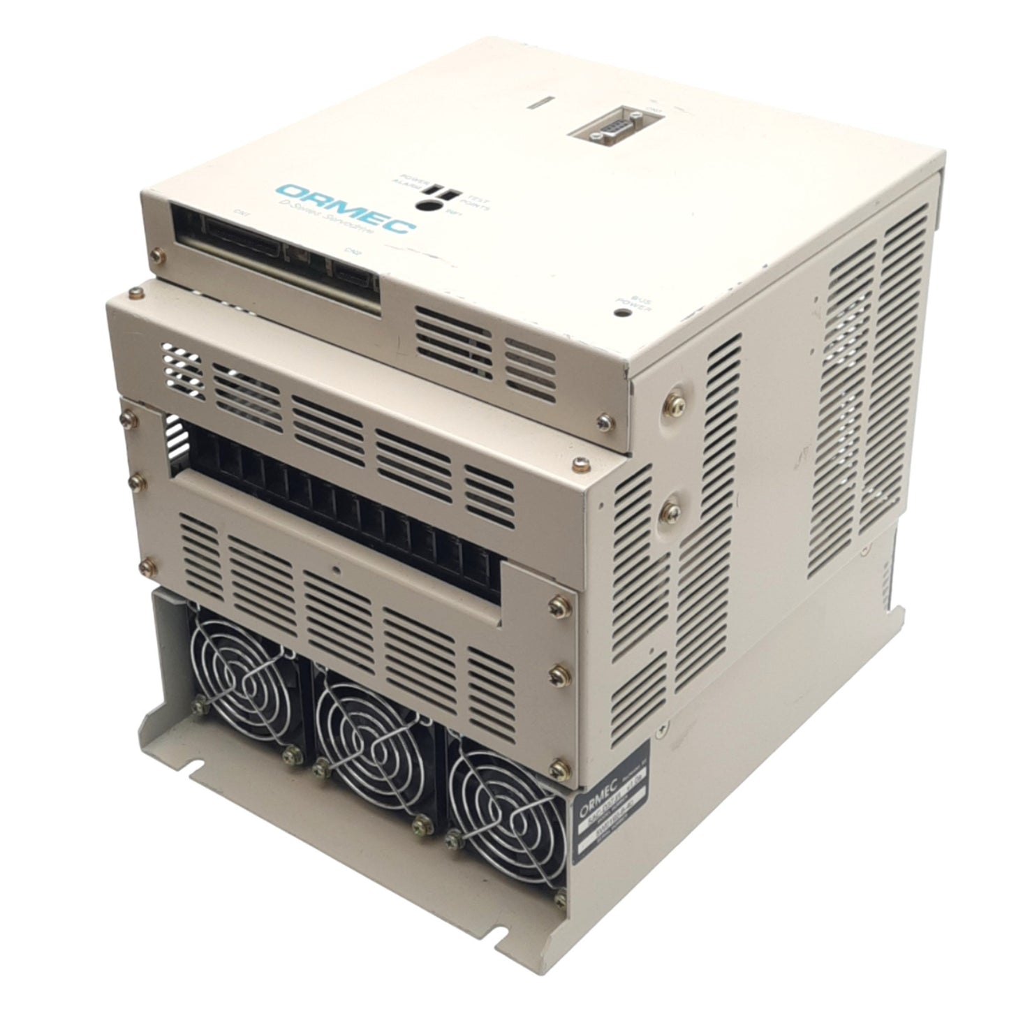 Used Ormec SAC-D37J/I Servodrive, 230VAC, 37A, Incremental Encoder 16320 Linecount