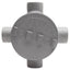 Used Appleton GR-EFHC Conduit Outlet Box, Type 3 & 4, 4x 3/4in NPT Female, ø86mm ID