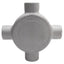 Used Appleton GR-EFHC Conduit Outlet Box, Type 3 & 4, 4x 3/4in NPT Female, ø86mm ID