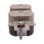 Used Lot of 4 Hubbell W-C-596G Straight Blade Duplex Receptacle, 15A 125V, NEMA 5-15R