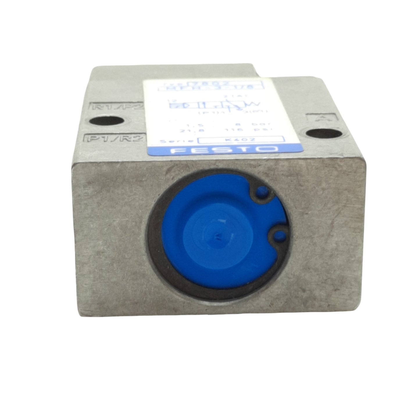 Used Festo MFH-3-1/8 7802 Air Solenoid Valve, 1.5 - 8 Bar, 3/2, G 1/8 Port