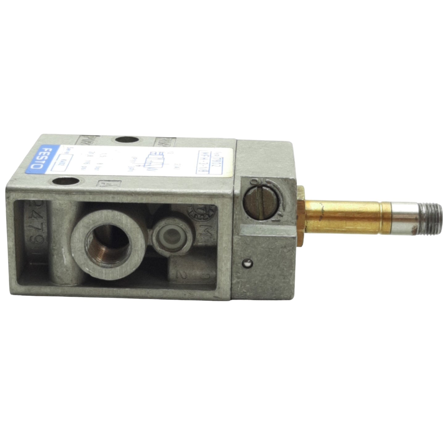 Used Festo MFH-3-1/8 7802 Air Solenoid Valve, 1.5 - 8 Bar, 3/2, G 1/8 Port
