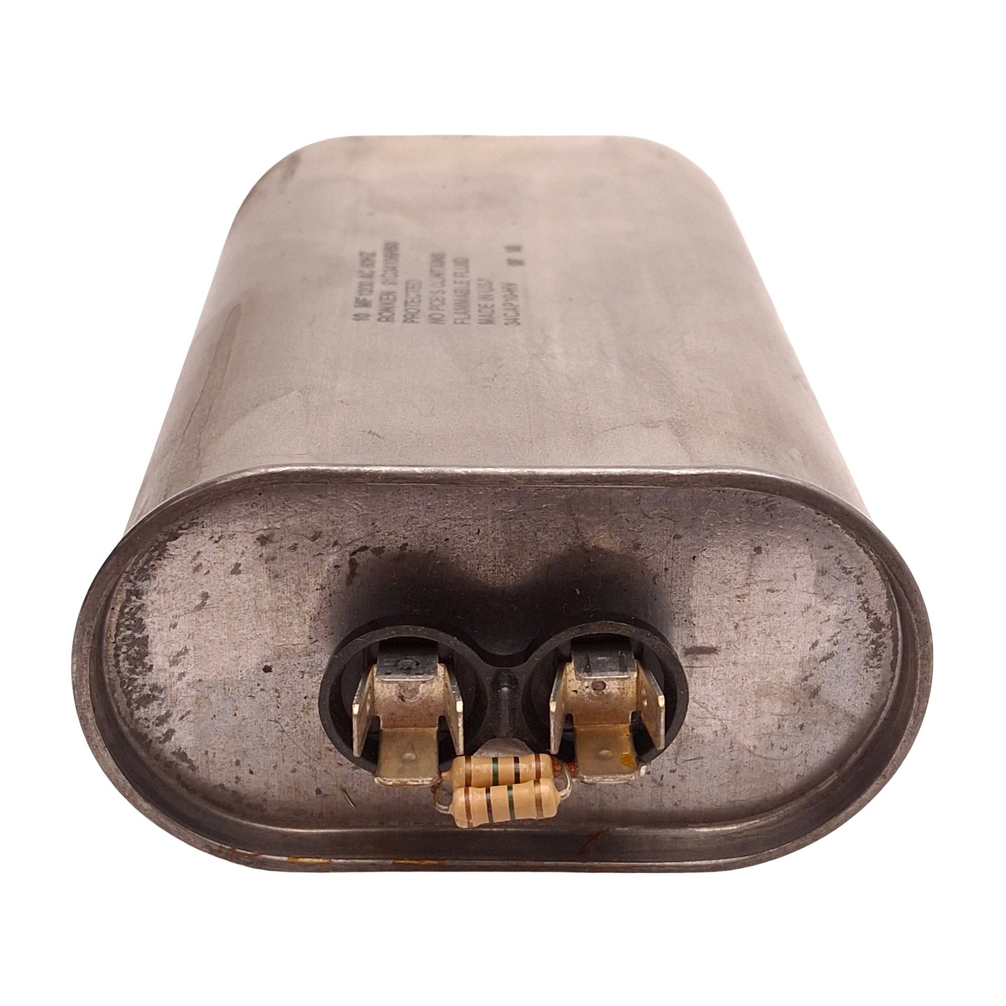 Used Ronken 91D34106H50 34CAP10-HV Non-PCB Capacitor, 10MF 1200VAC 60Hz Capacity
