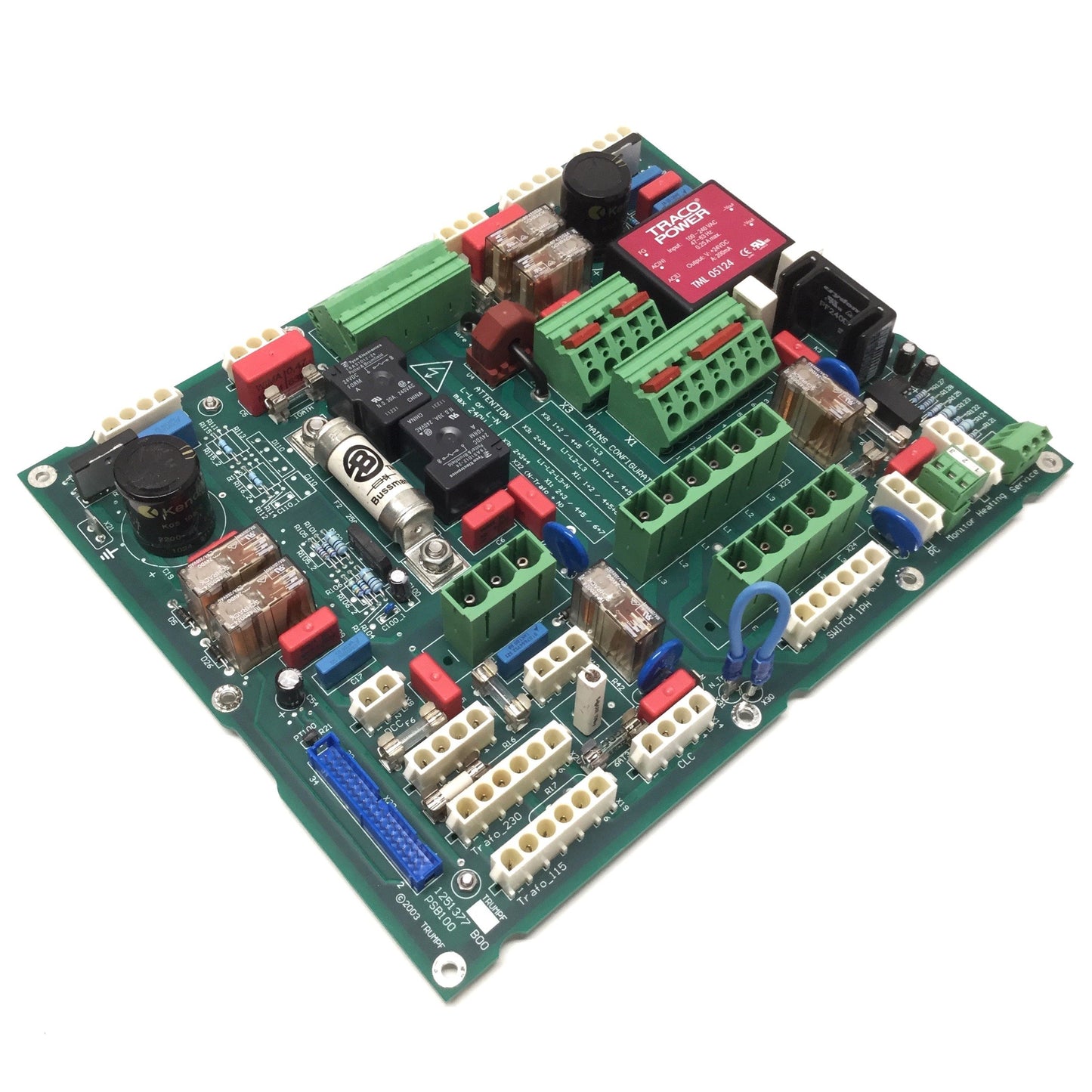 Used Trumpf 1251378 V02 PSB100 Power Supply Control Board, Mainboard Version VMc