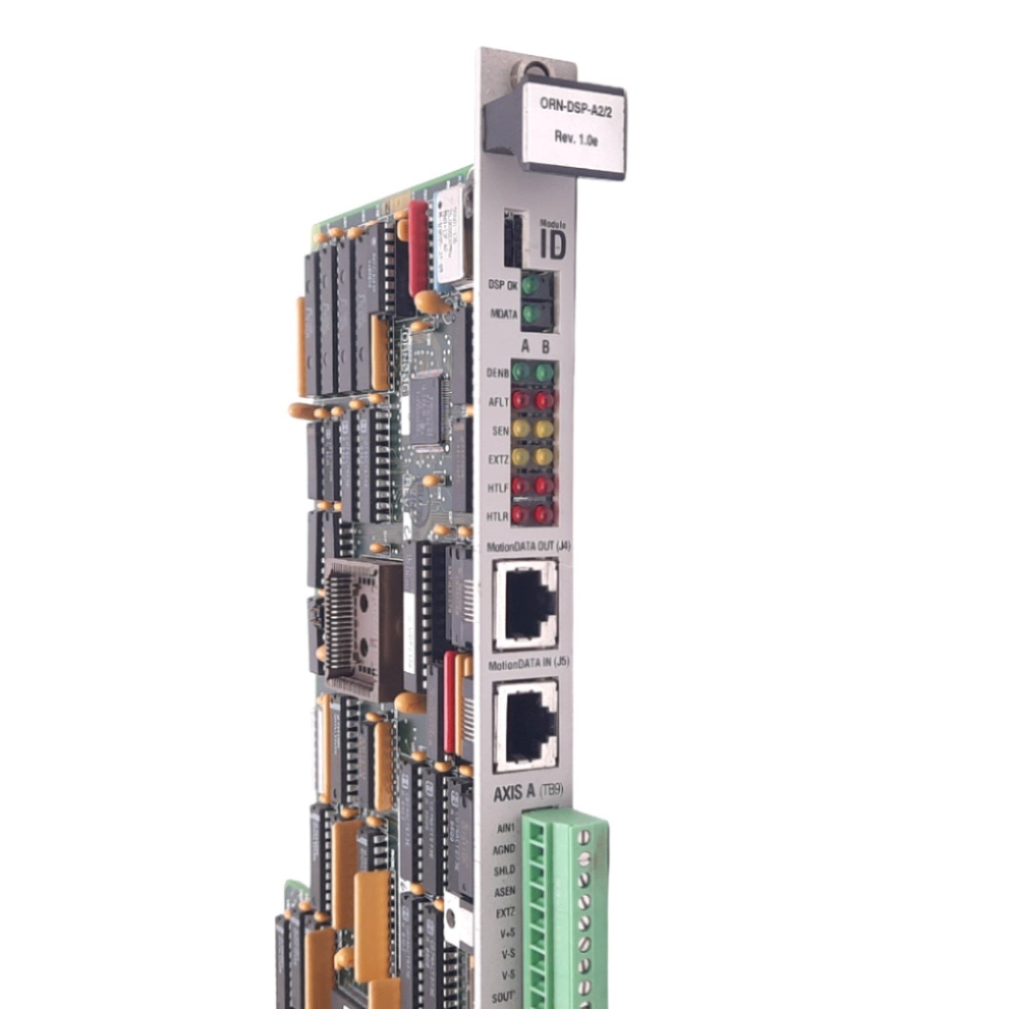 Used Ormec ORN-DSP-A2/2 Rev 1.0e Axis Module for ORION Motion Controller, 2-Axis