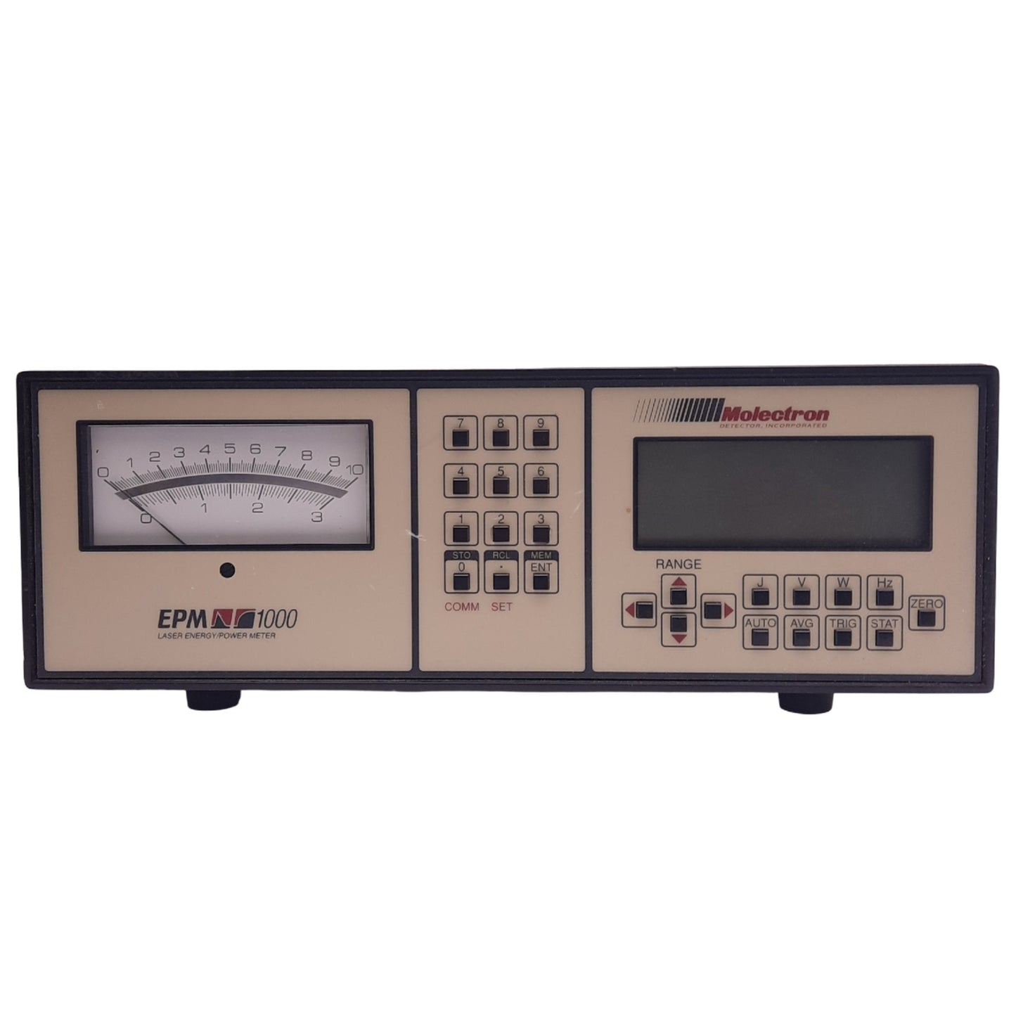 Used Molectron EPM1000 Laser Energy Joulemeter, 1pJ-10J, 1mW-10kW, 12-bit, 90-264VAC