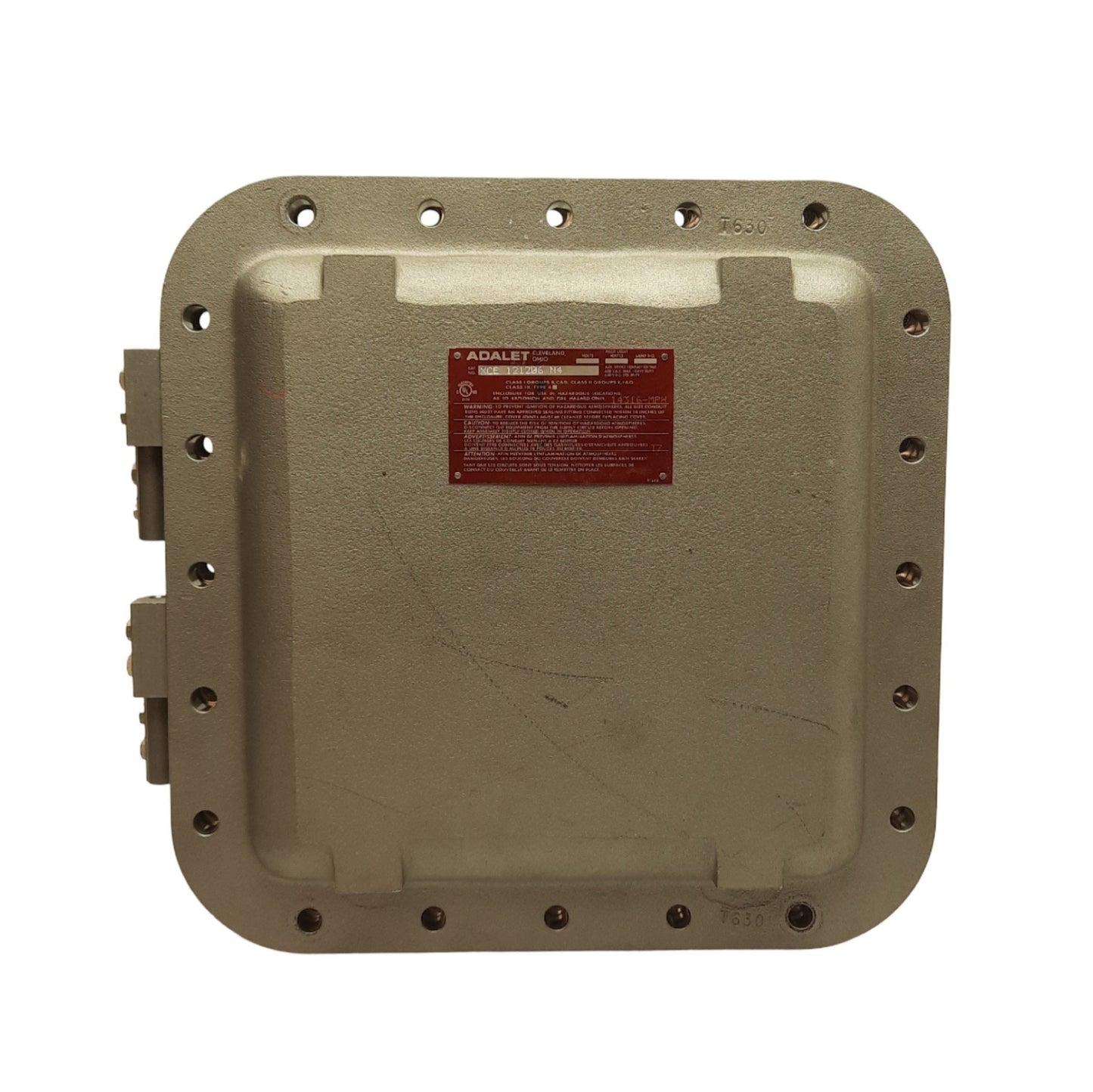 Used Adalet XCE 121206 N4 Explosion Proof Enclosure, 12in x 12in x 6in Dimensions