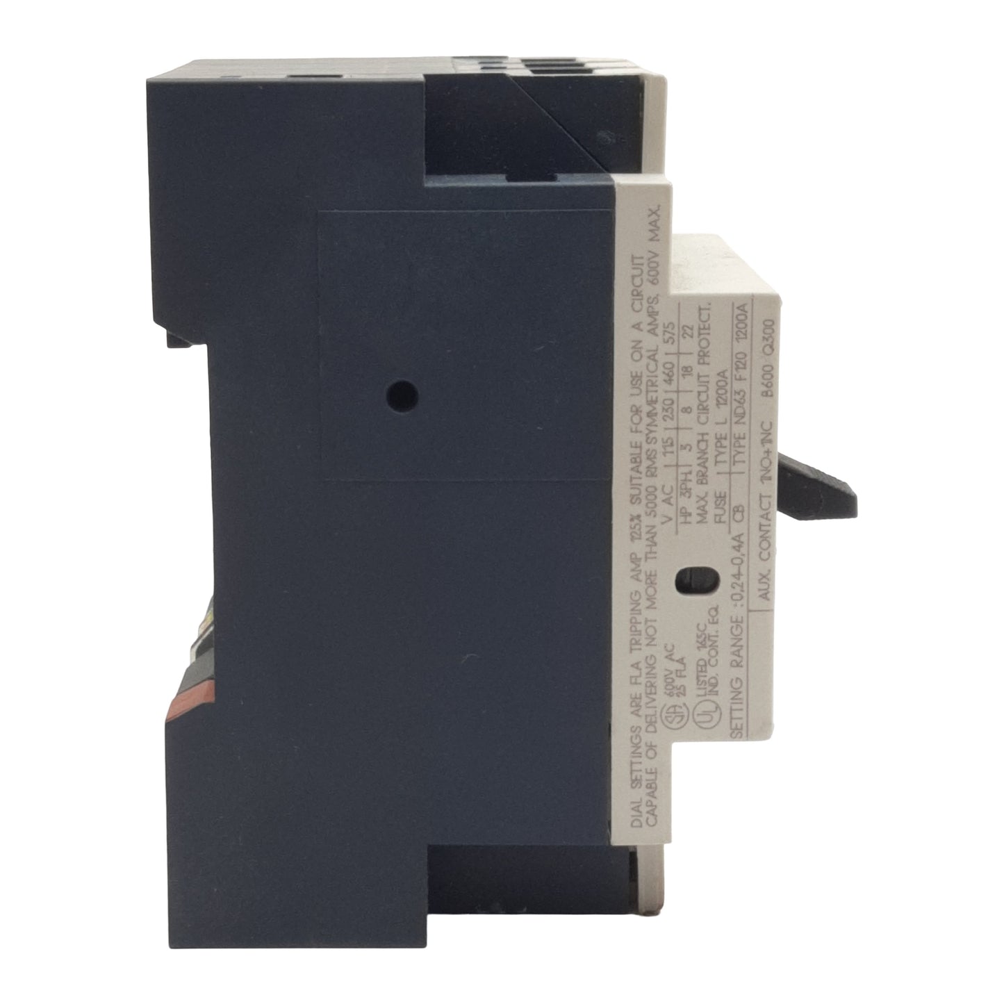 Used Siemens 3VU1300-1MD00 Motor Protection Circuit Breaker 3-Pole 1NO 1NC, 0.24-0.4A