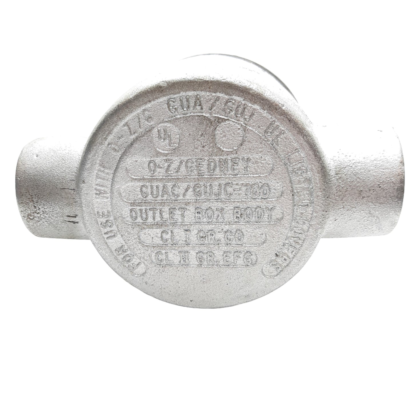 Used 0-Z Gedney GUAC/GUJC-100 Outlet Body Box, 1 Inch NPT Thread, 76.20 mm opening