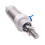 New SMC CDM2V32-25Z-NW Pneumatic Cylinder, ø32mm Bore, 25mm Stroke, Rc 1/8in, 145psi