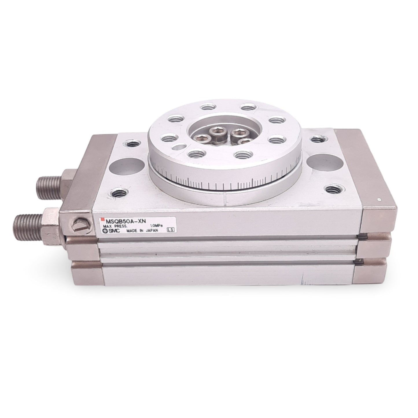 Used SMC MSQB50A-XN Pneumatic Rotary Cylinder, ø25mm Bore, 0-190°, 1/8in NPT, 1.0MPa