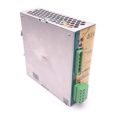 Used Cabur XCSW121C Power Supply, 200-500VAC 1-2-Phase In, 23-27.5VDC 5A Out
