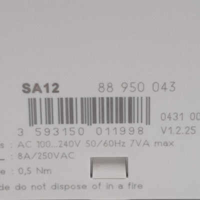 New Crouzet 88950043 SA12 Millenium II+ Timer Relay, PNP 100-240VAC In 8A 250VAC Out