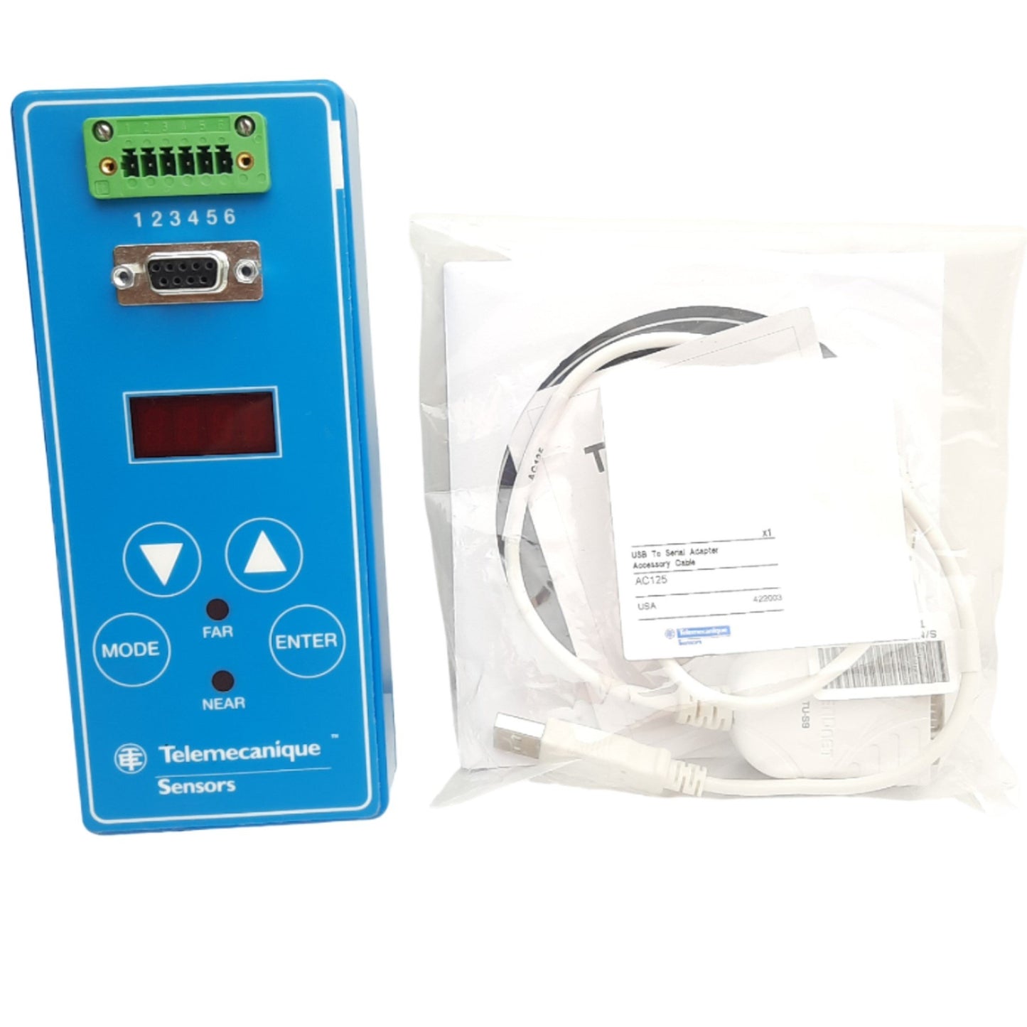 Used Telemecanique AC441A Configurator, 24VDC, 630mA, W/USB to Serial Adapter