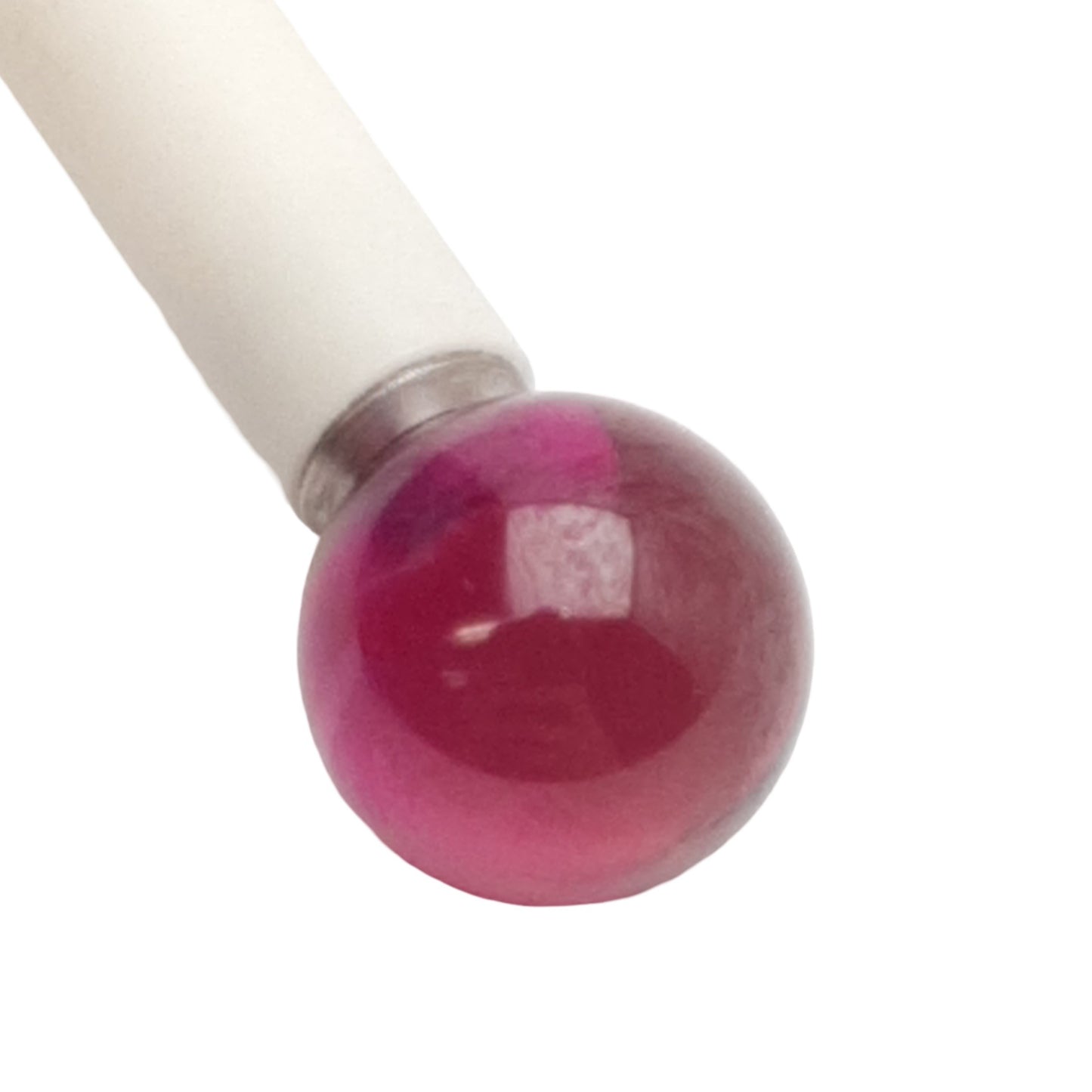 Used Renishaw Ruby Ball Stylus, ø8mm Ball, 32mm EWL, 54mm OAL, M5, Ceramic Stem