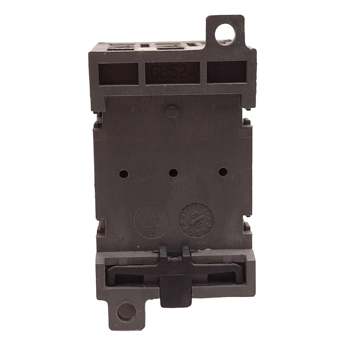 Used ABB OT25E3 Rotary Disconnect Switch, 3-Poles, 25A 600VAC 20HP, DIN Rail