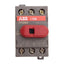 Used ABB OT25E3 Rotary Disconnect Switch, 3-Poles, 25A 600VAC 20HP, DIN Rail