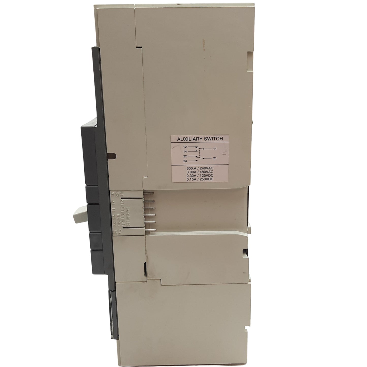 Used ABB S4H SACE S4 122160023-002 Circuit Breaker, 600 VAC, 250 Amp, 3 Pole