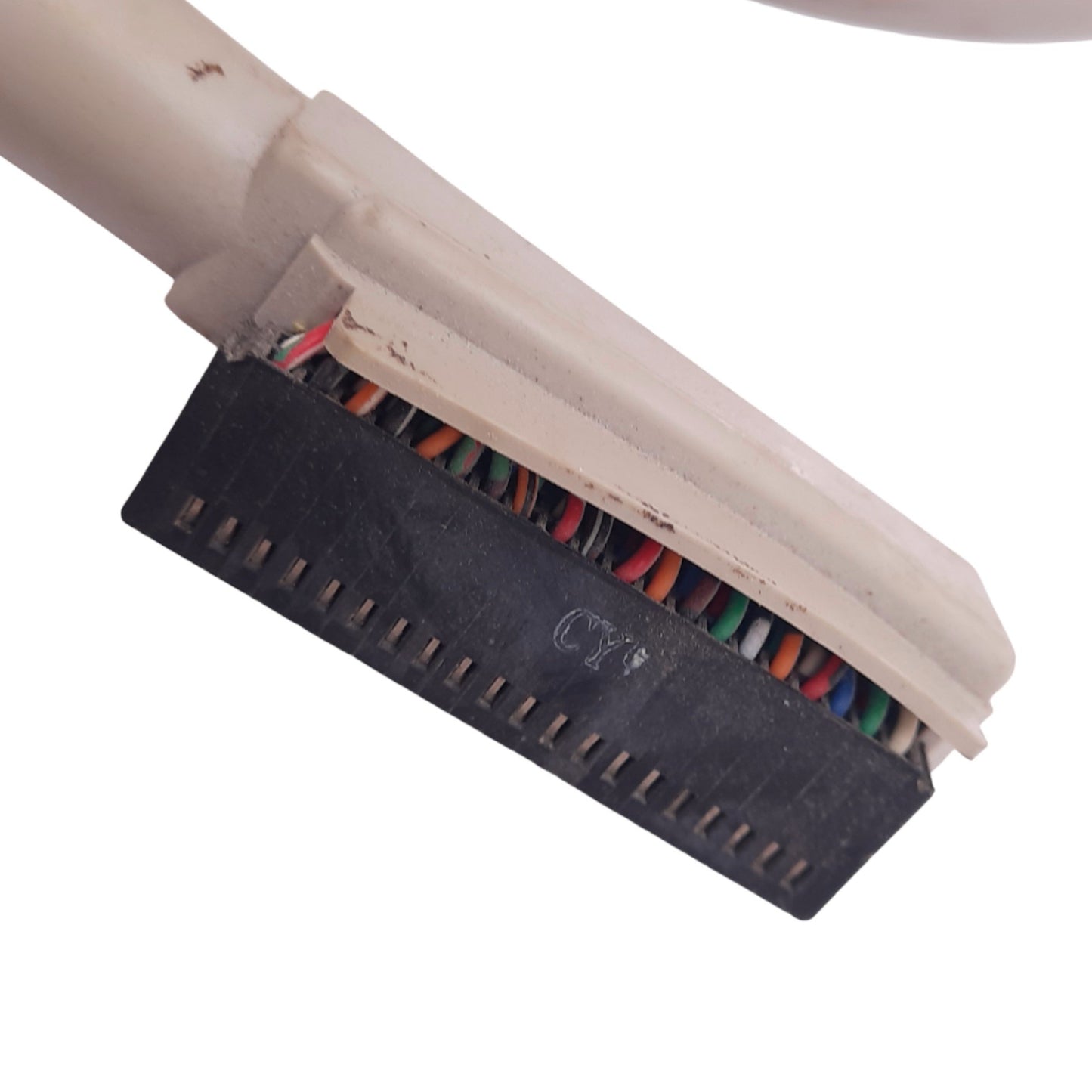 Used Allen Bradley 1492-CABLE010H Cable for 1746 I/O Modules, 40-Pin, 300V, 4ft