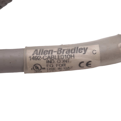 Used Allen Bradley 1492-CABLE010H Cable for 1746 I/O Modules, 40-Pin, 300V, 4ft
