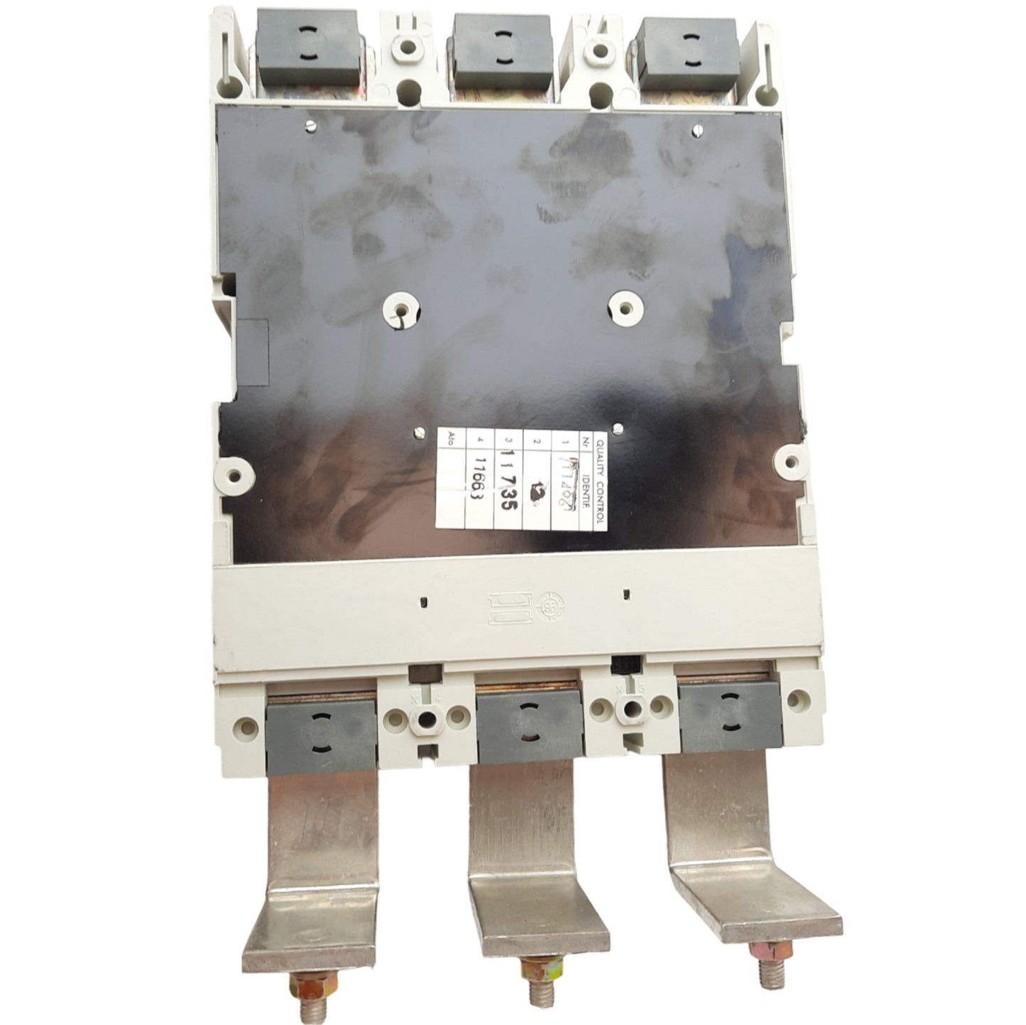 Used ABB S6H SACE S6 122160025-002 Circuit Breaker, 600 VAC, 600 Amp, 3 Pole