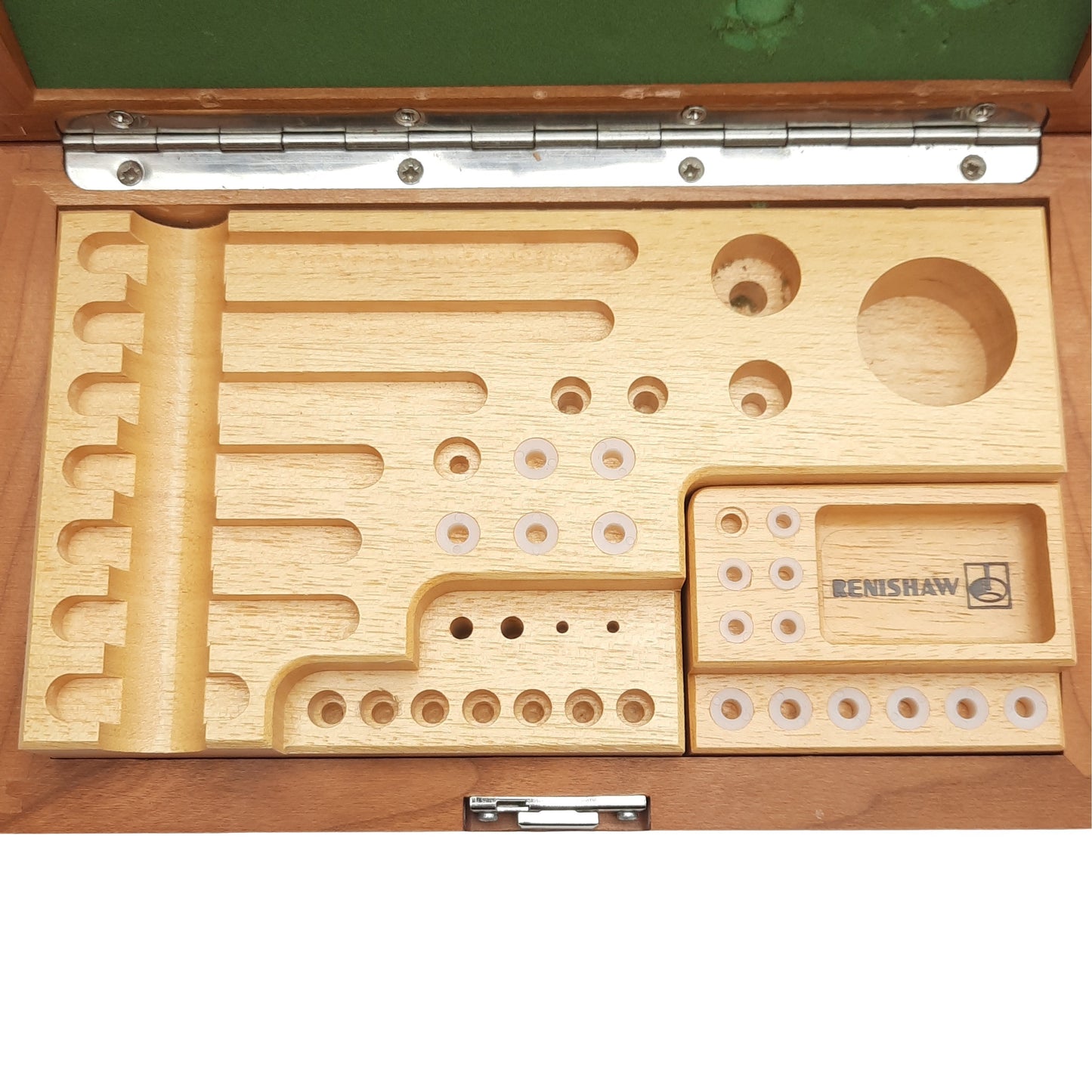 Used Renishaw Wooden Storage Box For TP7M Styli Extensions, *Styli Extn Not Included*