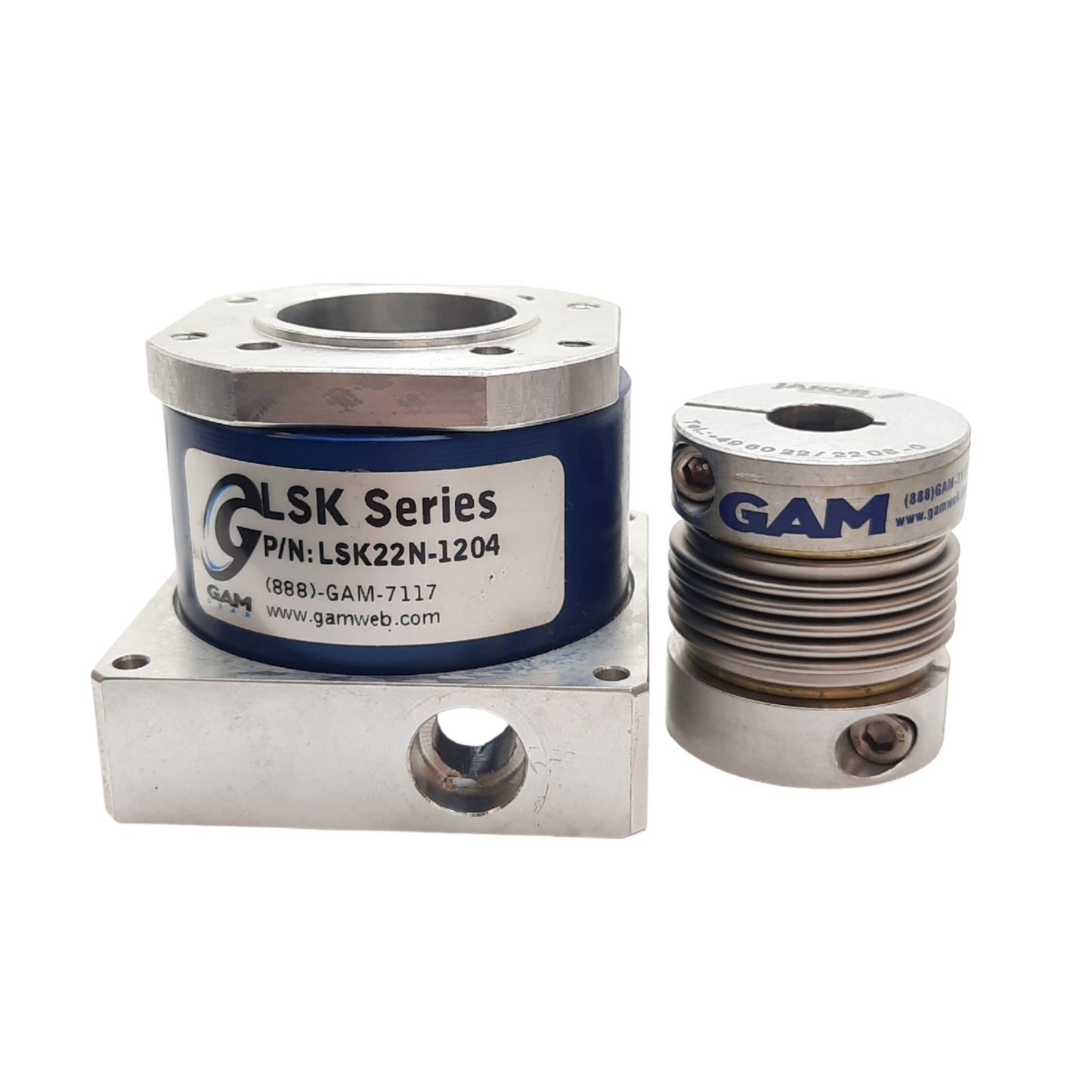 Used Gam Gear LSK22N-1204 Linear Slide Kit, 8 Nm Torque, 6 mm Min, 19.05 mm Max