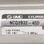 Used SMC NCQ2B32-40D Compact Cylinder, ø34mm Bore, 40mm Stroke, 145psi, 1/8in NPT