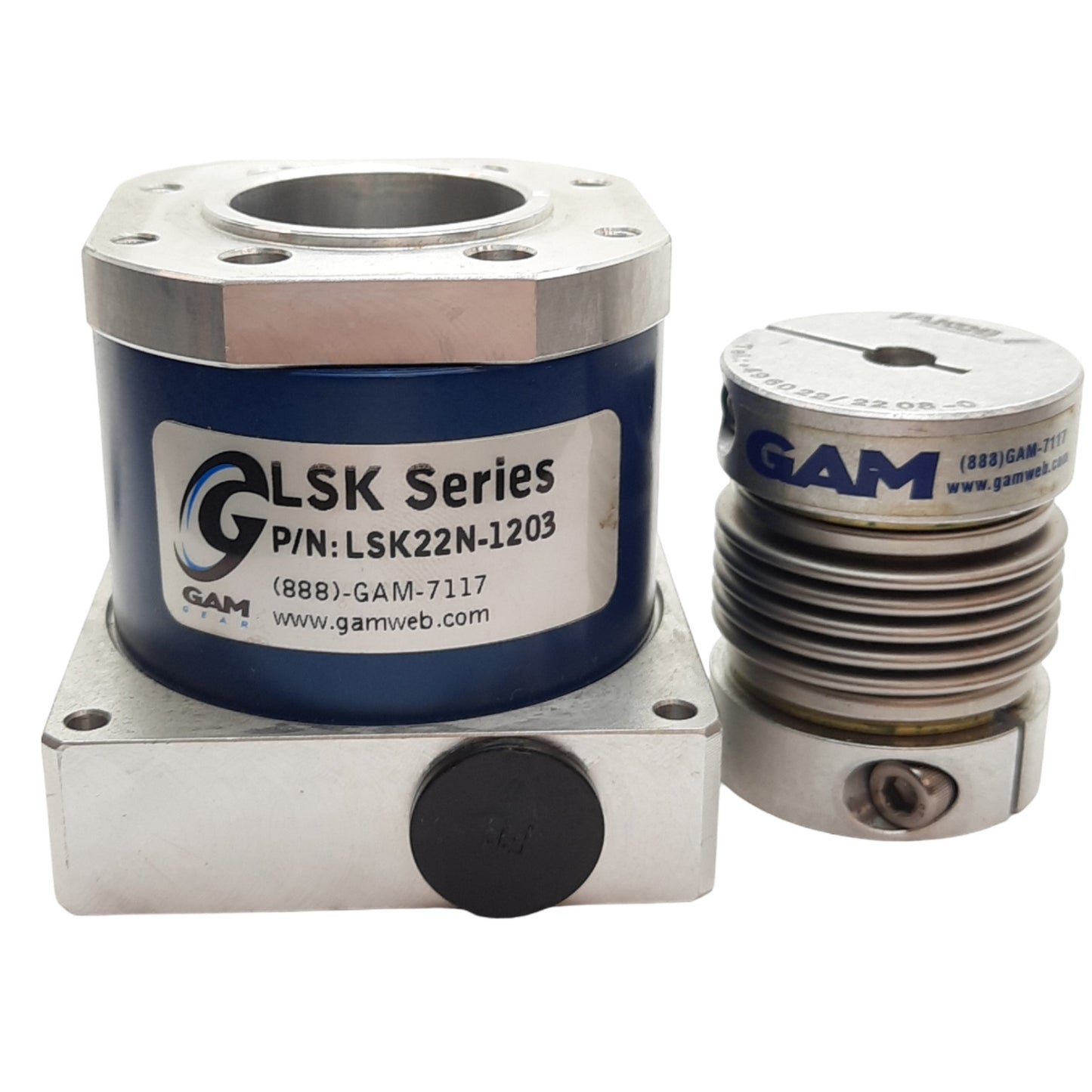 Used Gam Gear LSK22N-1203 Linear Slide Kit, 8 Nm Torque, 6 mm Min, 19.05 mm Max