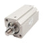 Used SMC CDQ2A25-50DCMZ Compact Cylinder, ø25mm Bore, 50mm Stroke, 1.0MPa, M5