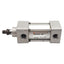 Used SMC NCDA1B150-0100 Pneumatic Cylinder ø1.5in Bore, 1in Stroke, 250psi, 3/8in NPT
