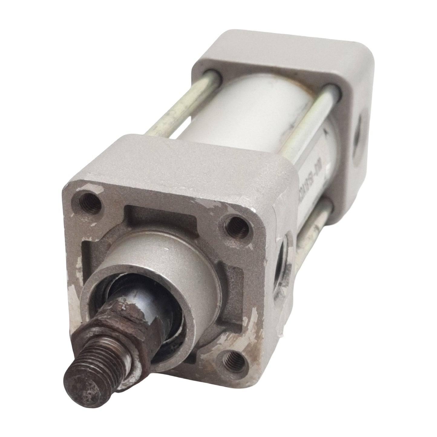 Used SMC NCDA1B150-0100 Pneumatic Cylinder ø1.5in Bore, 1in Stroke, 250psi, 3/8in NPT