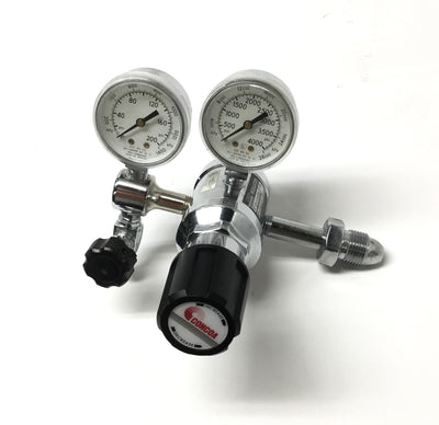 Used Concoa 315535110 Dual Stage Gas Regulator CGA 500 Inlet, 1/4" NPT Out, 0-100psi