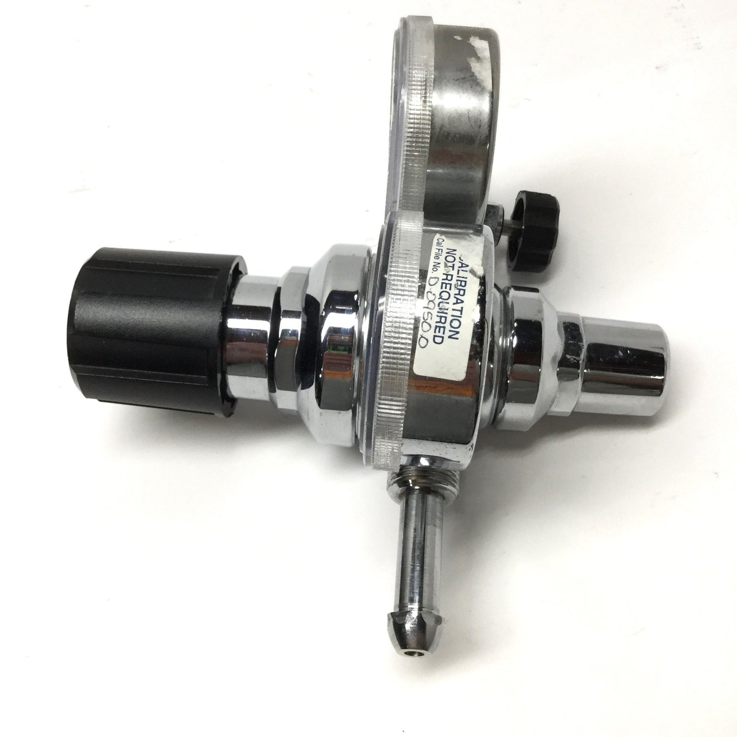 Used Concoa 21233511L Dual Stage Gas Regulator CGA 580 Inlet, 1/4" NPT Out, 0-120psi