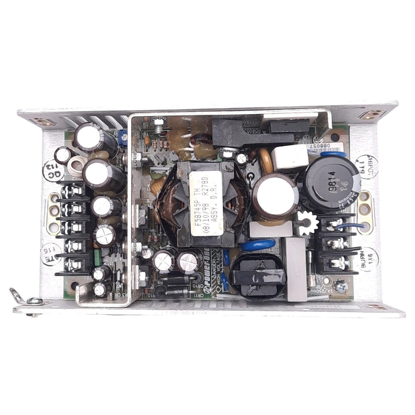 Used Power-One MAP55-4000 Power Supply, 110/230VAC In, 5/12VDC 6/3A Out, 55W Max