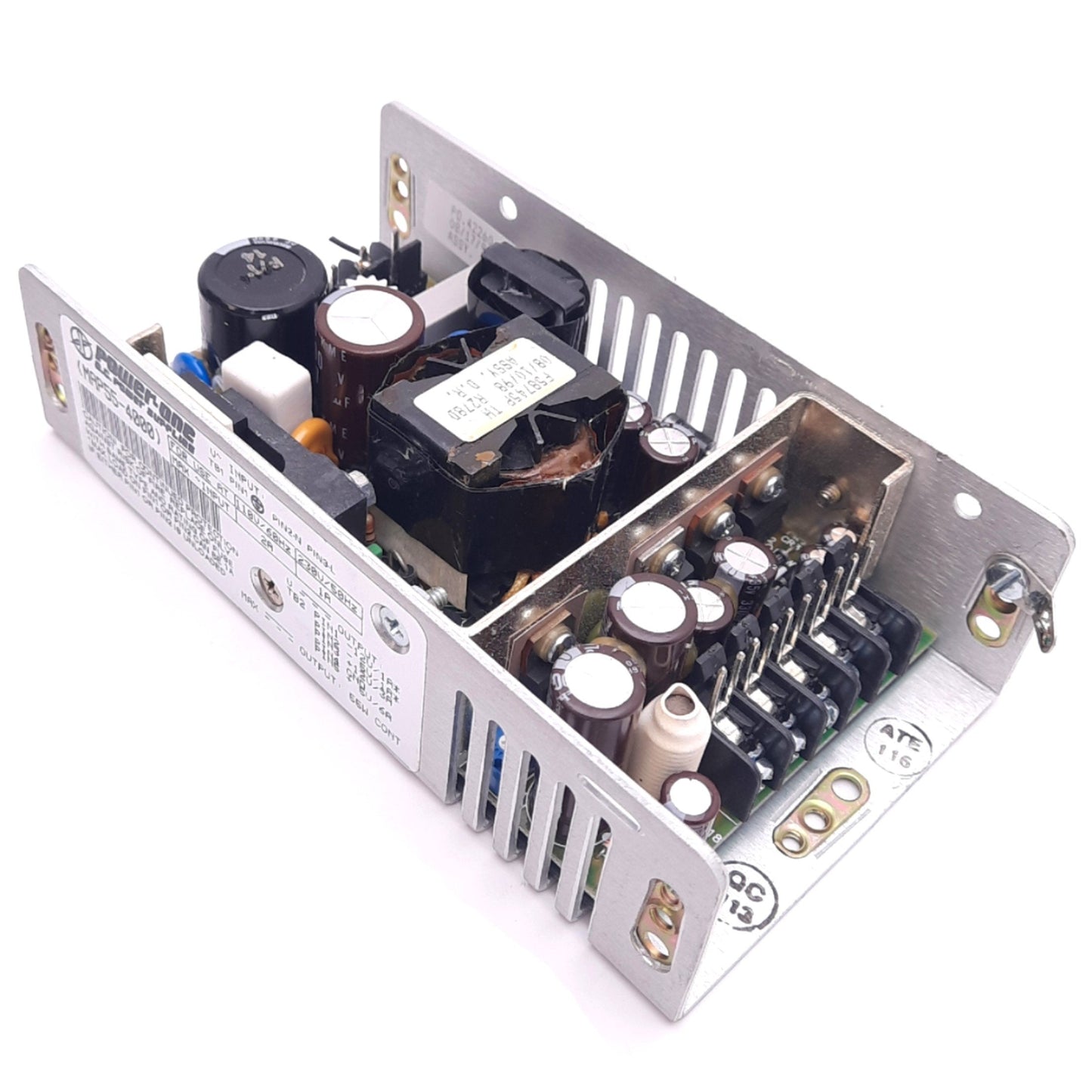 Used Power-One MAP55-4000 Power Supply, 110/230VAC In, 5/12VDC 6/3A Out, 55W Max