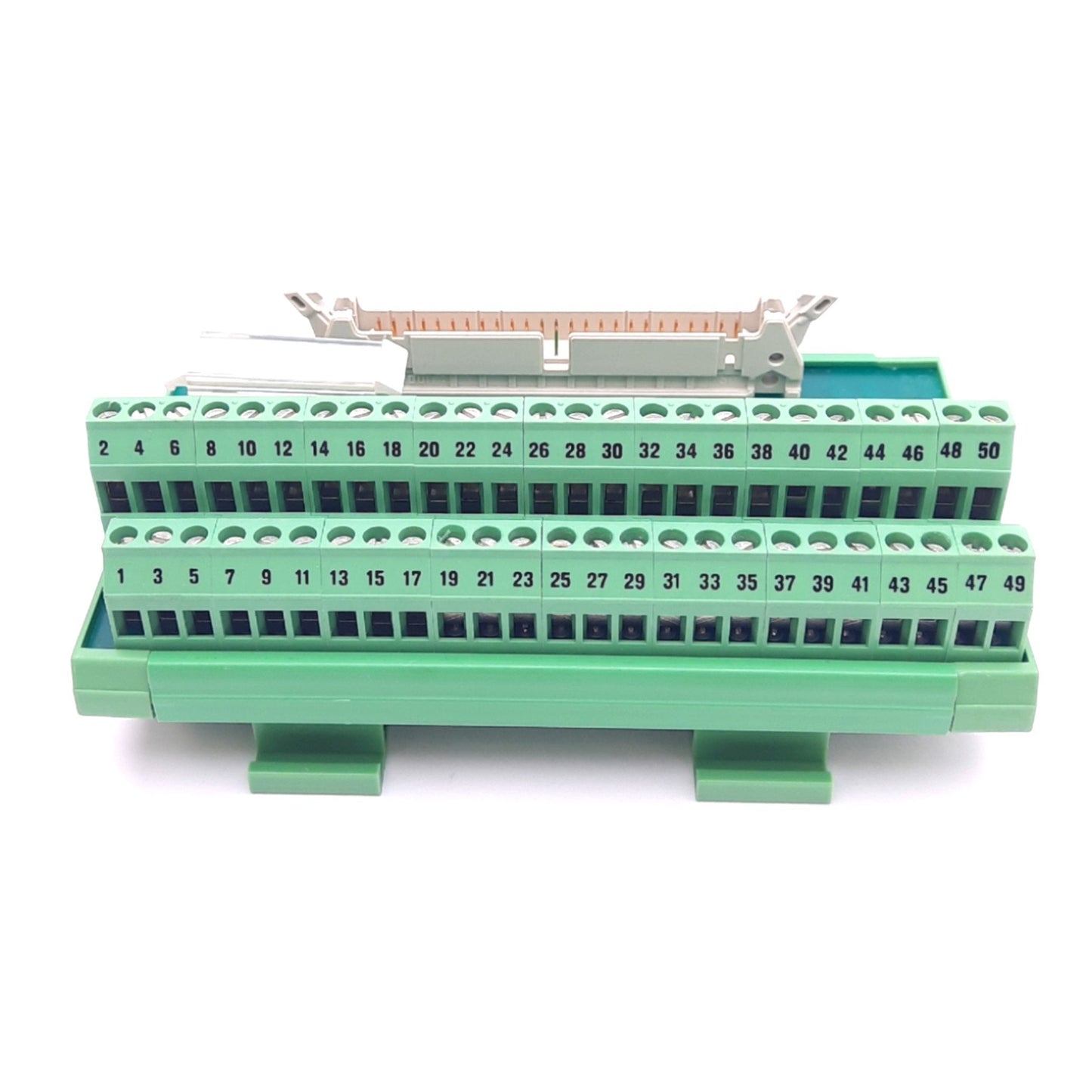 New Phoenix Contact 2281089 Breakout Board, 50-Position, 30VAC/60VDC, 1A, DIN Rail