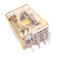 Used Lot of 3 IDEC RY4S-UL 24V Ice-Cube Relays, 4PDT, 14-Pin, 110-120VAC, 24VDC Coil