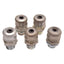 Used Lot of 5 Crouse-Hinds CGB192 Cable Gland, ø0.125-0.250in Cord, 1/2in NPT