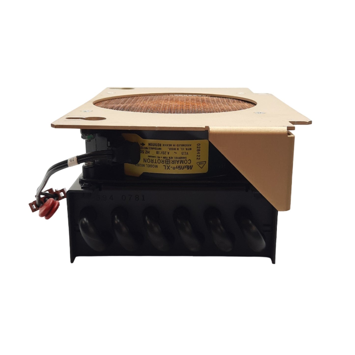 Used Lytron 6110G14 Liquid to Air Copper Heat Exchanger Water Cooler, 1140 BTU/HR