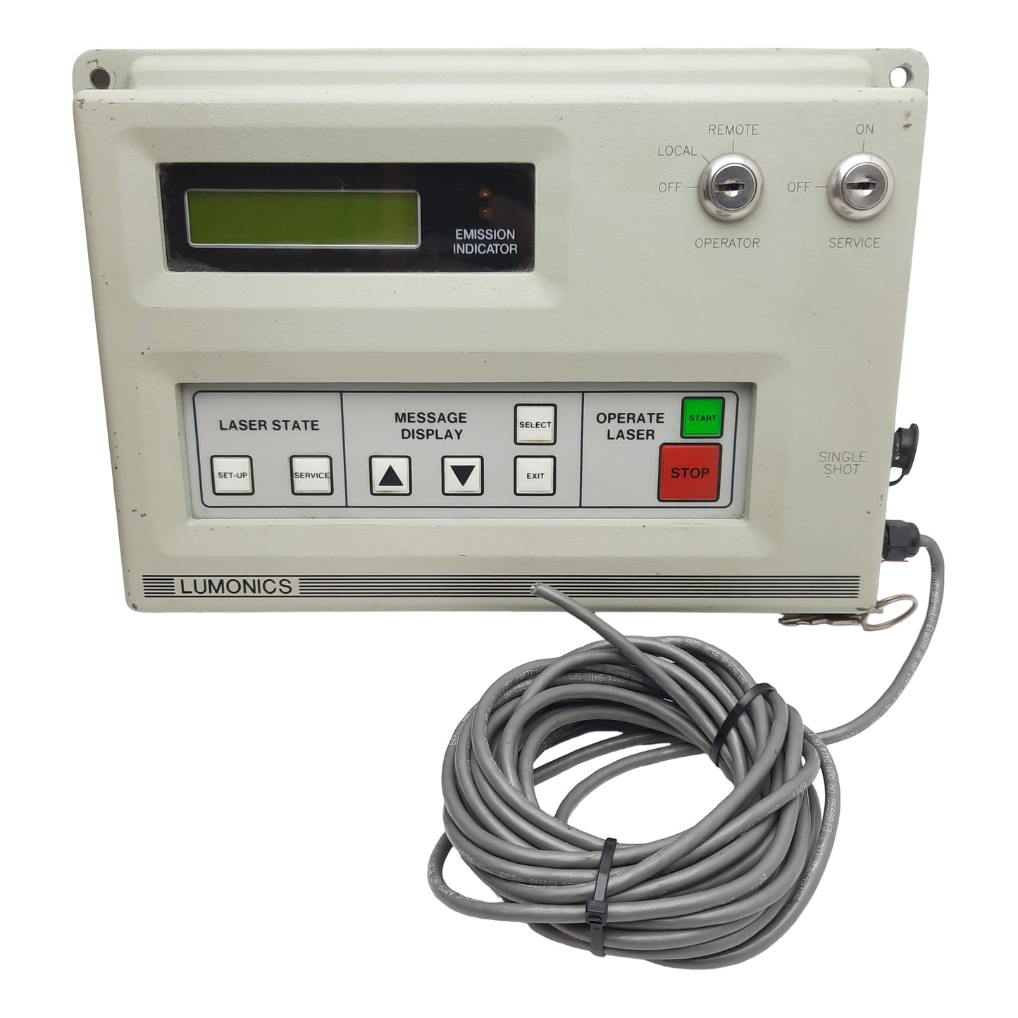 Used Lumonics 234SA691D-01 Rev .04 Control Key Pad For Laser System, *With Keys*