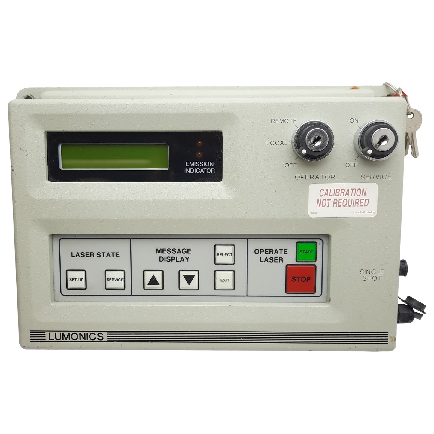 Used Lumonics 234RA691D-02 Rev .03 Control Key Pad For Laser System, *With Keys*