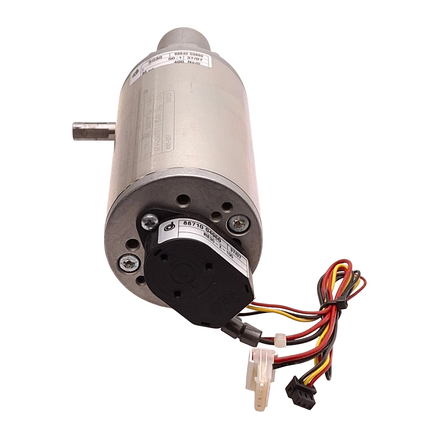 Used Dunkermotoren GR63X55 Gearmotor 50:1, 3400RPM, 100ppr, ø10mm Shaft, 24VDC
