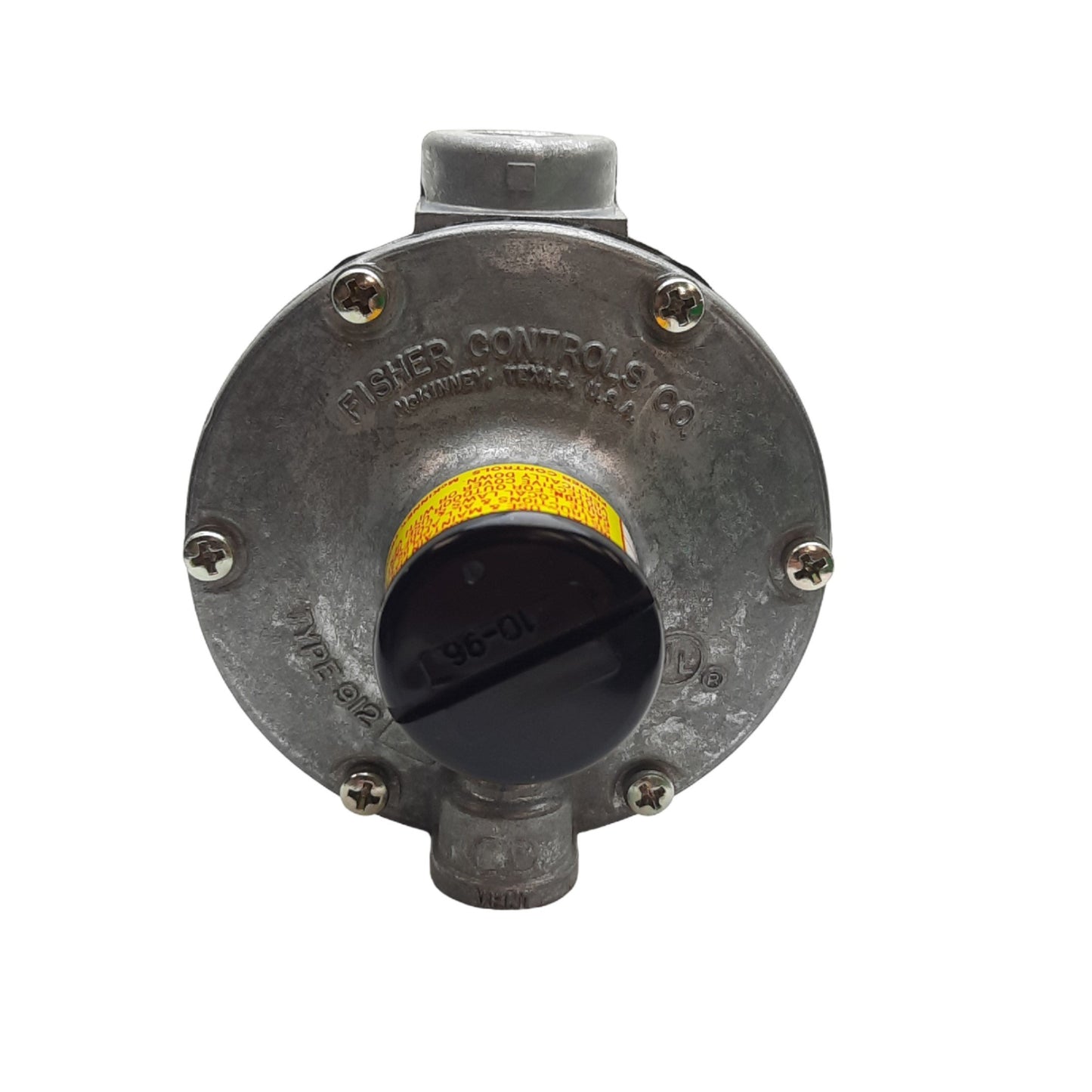 Used Fisher Controls Co Type 912 Regulator, Range 9 1/4"-13" W.C., 250 PSIG Max
