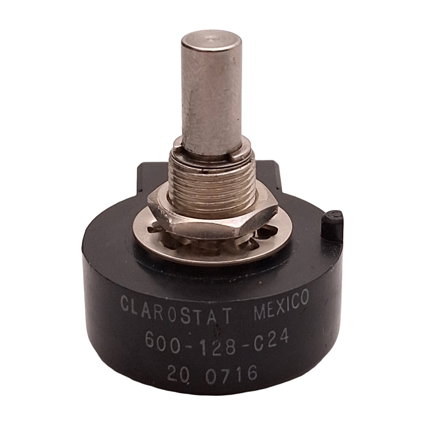 Used Clarostat 600-128-C24 Optical Rotary Encoder, 128ppr, ø1/4in Shaft, 4-Pin, 5VDC